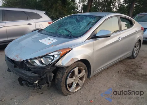 2013 Hyundai Elantra Gls from USA, damaged, VIN 5NPDH4AE9DH321040